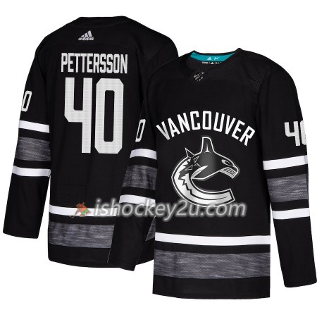 Mænd NHL Vancouver Canucks Trøje Elias Pettersson 40 Sort 2019 All-Star Adidas Authentic